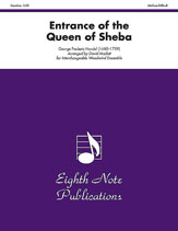 cover ENTRANCE OF THE QUEEN OF SHEBA WOODWIND CHOIR Flexible cover
